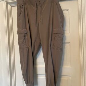 Stylish Tan Cargo Joggers